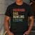 Bowler Husband Dad Bowling Legend Father's Day Men's Casual T-Shirt Dark Grey