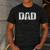 Boxer Dad Love Boxing For Training MMA Box Fighting Men's Casual T-Shirt Dark Grey