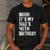 Bruh It's My Dad's 40th Birthday Bday Father Son Men's Casual T-Shirt Dark Grey