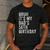 Bruh It's My Dad's 50th Birthday 50 Years Old Dad Men's Casual T-Shirt Dark Grey