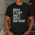 Bruh It's My King Dad's 40th Birthday OMG Crown Happy Men's Casual T-Shirt Dark Grey