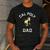 Cal Poly Mustangs Arched Dad Men's Casual T-Shirt Dark Grey