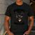 Camo Deer Hunting Is My Happy Place Dad Hunter Men's Casual T-Shirt Dark Grey