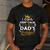 I Cant Keep Calm Its My Dad's Birthday Family Party Men's Casual T-Shirt Dark Grey