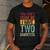 You Can't Scare Me I Have Two Daughters Dad Father Men's Casual T-Shirt Dark Grey