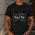 Cat Chemistry Periodic Table Cat Dad Cat Mom Men's Casual T-Shirt Dark Grey