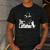Cat Dad Life The Catfather Fathers Day Vintage Men's Casual T-Shirt Dark Grey