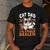 Cat Dad The Man The Myth The Snack Dealer Men's Casual T-Shirt Dark Grey
