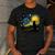 Cat Starry Night Van Gogh Cat For Cat Lover Cat Mom Cat Dad Men's Casual T-Shirt Dark Grey Cat Starry Night Van Gogh Cat For Cat Lover Cat Mom Cat Dad Men's Casual T-Shirt Dark Grey