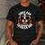 Cavalier King Charles Spaniel Dad Father’s Day Men's Casual T-Shirt Dark Grey