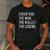 Cheer Dad Cheerleading Men's Casual T-Shirt Dark Grey