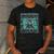 Cheer Dad Daddy Bow Sport Cheerleader Cheerleading Teal Blue Men's Casual T-Shirt Dark Grey