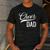 Cheer Dad Green Cheerleading Matching Parents Men's Casual T-Shirt Dark Grey