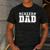 Cheer Dad Cheer Leading Cheer Leading Men Dad Fathers Day Men's Casual T-Shirt Dark Grey