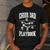 Cheer Dad Playbook Men's Casual T-Shirt Dark Grey