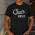 Cheer Dad Shirts Cheer Uncle Proud Cheerleading Uncle Men's Casual T-Shirt Dark Grey
