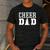 Cheerleading Dad Apparel For Cheer Dad Men's Casual T-Shirt Dark Grey