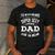Cheerleading Dad Father Cheer Dad Men's Casual T-Shirt Dark Grey