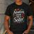 Child Adoption Day Adoptive Dad Adoption Made Me A Sister Men's Casual T-Shirt Dark Grey