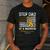 Childhood Cancer Survivor Support Step Dad Of A Warrior Men's Casual T-Shirt Dark Grey