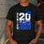 Class Of 2026 Dad Proud Dad Of A 2026 Senior Graduate Men's Casual T-Shirt Dark Grey