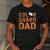 Color Guard Dad Flag Flipping Father Men's Casual T-Shirt Dark Grey