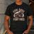 Cool Dads Fight Fire Firefighter Men's Casual T-Shirt Dark Grey