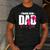 Cool Parent Apparel Proud New Dad It's A Girl Classic Fit Short Sleeve Crew Neck T-Shirt Small Men's Casual T-Shirt Dark Grey