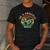 In A Crappie Mood Retro Fishing Sarcastic Dad Men's Casual T-Shirt Dark Grey