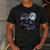 Crested Gecko Moon Retro Reptile Mom Dad Breeder Lover Men's Casual T-Shirt Dark Grey