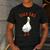 Cute Duck Dad Lover Illustration Duck Owner Men's Casual T-Shirt Dark Grey Cute Duck Dad Lover Illustration Duck Owner Men's Casual T-Shirt Dark Grey