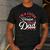 Cuter Version Of Dad Cute Kid Boy Girl Proud New Dad Men's Casual T-Shirt Dark Grey