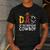 Dad 1st Birthday Cowboy Western Dad Birthday Boy Men's Casual T-Shirt Dark Grey