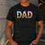 Dad Of 1st First Birthday Girl Ice Cream Men's Casual T-Shirt Dark Grey