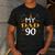 My Dad Is 90 90th Birthday 1935 90 Years Old Father Daddy Premium Tri-Blend Men's Casual T-Shirt Dark Grey