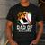 Dad Of Ballers Baseball Soccer Basketball Dad Men's Casual T-Shirt Dark Grey