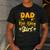 Dad Of The Bee Day Girl Flower Birthday Family Matching Men's Casual T-Shirt Dark Grey
