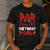 Dad Of The Berry First Birthday Of Girl Strawberry Men's Casual T-Shirt Dark Grey