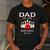 Dad Of The Birthday Bowler Kid Boy Girl Bowling Party Family Men's Casual T-Shirt Dark Grey