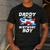 Dad Of The Birthday Boy Airplane Men's Casual T-Shirt Dark Grey