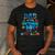 Dad Of The Birthday Boy Aquarium Sea Animals Matching Men's Casual T-Shirt Dark Grey