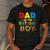 Dad Of The Birthday Boy Building Block Birthday Men's Casual T-Shirt Dark Grey