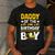 Dad Of The Birthday Boy Construction Theme Party Matching Men's Casual T-Shirt Dark Grey Dad Of The Birthday Boy Construction Theme Party Matching Men's Casual T-Shirt Dark Grey