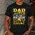 Dad Of The Birthday Boy Construction Truck Men's Casual T-Shirt Dark Grey