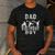 Dad Of The Birthday Boy Dirt Bike B-Day Party Men's Casual T-Shirt Dark Grey