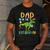 Dad Of The Birthday Boy Family Matching Dinosaur Squad Men's Casual T-Shirt Dark Grey