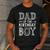 Dad Of The Birthday Boy Father Papa Family Matching Men's Casual T-Shirt Dark Grey