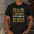 Dad Of The Birthday Boy Gamer Pixel Birthday Party Matching Men's Casual T-Shirt Dark Grey