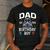 Dad Of The Birthday Boy Police Car Policeman Police Officer Men's Casual T-Shirt Dark Grey Dad Of The Birthday Boy Police Car Policeman Police Officer Men's Casual T-Shirt Dark Grey