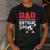 Dad Of The Birthday Boy Shirt Soccer Party Family Daddy Men's Casual T-Shirt Dark Grey